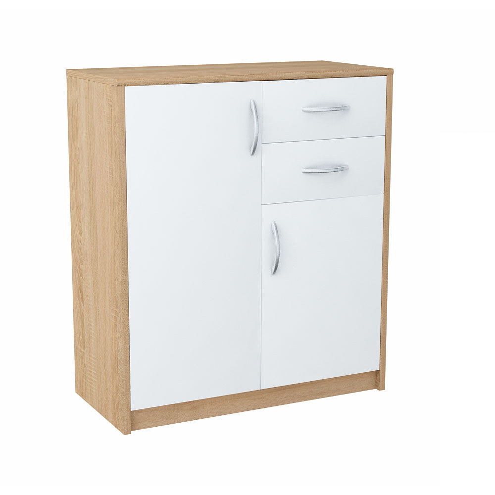 komoda 2d2s sonoma biały