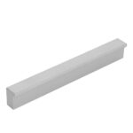 Srebrny uchwyt listwowy 96 mm alu mat do szafek i szuflad