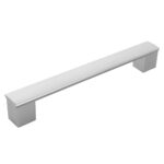 Srebrny uchwyt meblowy UC 160mm alu mat do szafek i szuflad