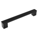 Czarny uchwyt meblowy UC 160mm do szafek i szuflad