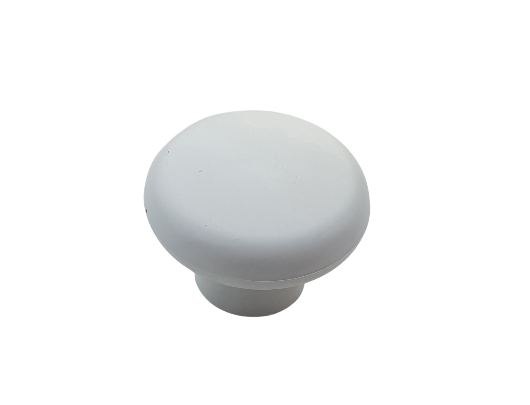 Uchwyt meblowy G1 Gałka 34mm Biały Mat + wkręty