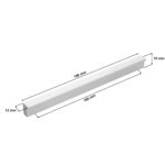 Uchwyt meblowy P160 alu mat 160mm - obrazek 3